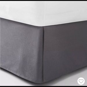 Target gray queen bed skirt